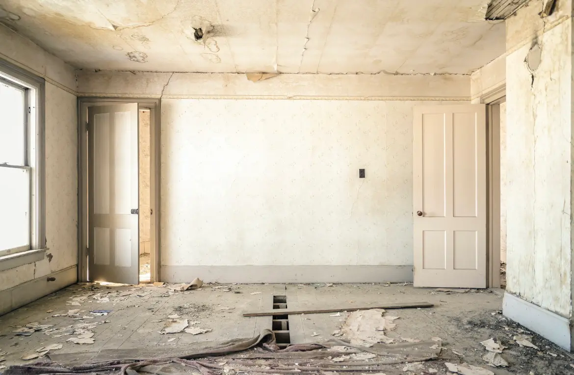 Waste disposal crew managing a cleanout project in Kearney